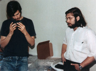 Steve Jobs and Woz
